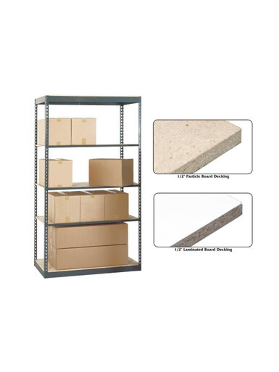 5 Shelf Boltless Shelving Units