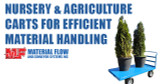 Nursery & Agriculture Carts for Efficient Material Handling