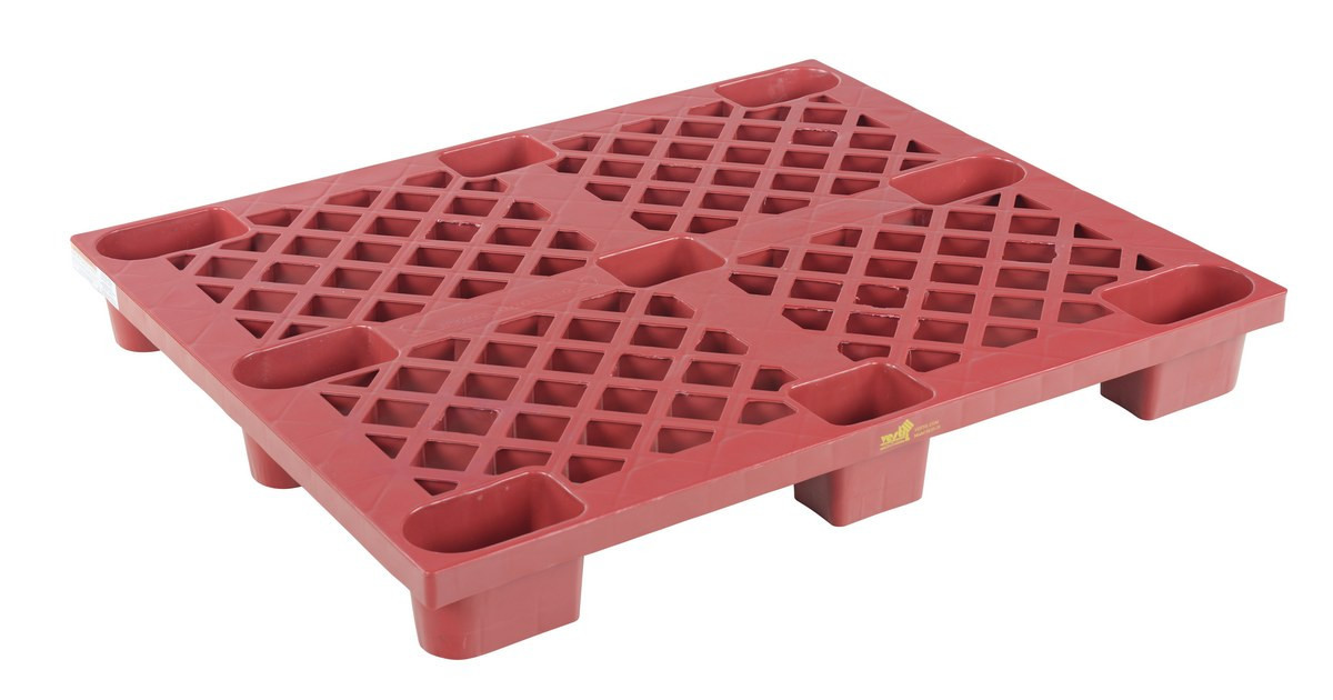 Vestil Red High Density Polyethylene Nestable Skid