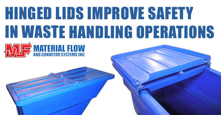 Why Hinged Lids Improve Safety in Waste Handling Operations