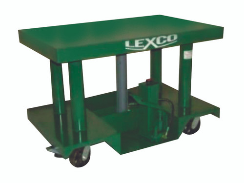Wesco LEXCO® FOOT OPERATED OR POWERED PORTABLE HYDRAULIC LIFT TABLE, 3,000 lbs.