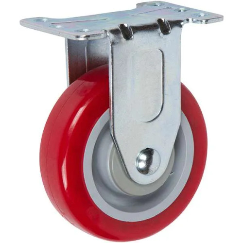 STP5030R-01-PLY-CB Red Light-Medium Duty Industrial Swivel Plate Caster STP5030R-01-PLY-CB Red Light-Medium Duty Industrial Swivel Plate Caster