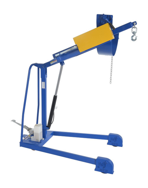 Vestil HDC-305-60 Portable Hydraulic Drum Carrier Rotator Boom at Material Flow