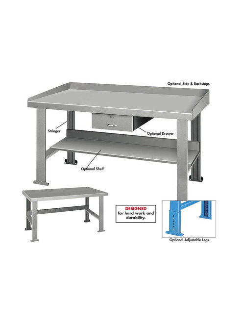 Pucel Industrial Work Benches 34" Models