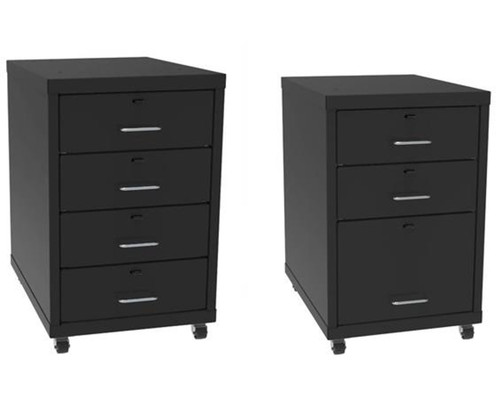 Pucel Mobile Desk Drawer Cabinets - 2