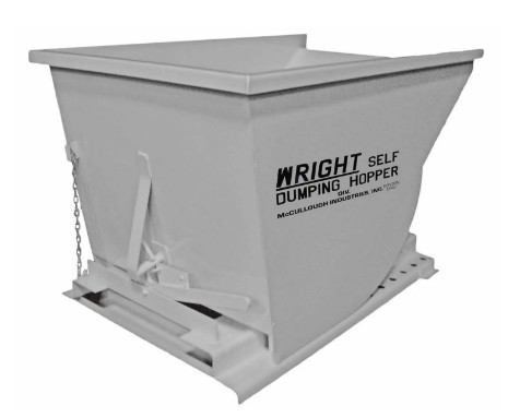 Wright 7599 Self-Dumping Hopper 3/4 Cu Yd | Material Flow