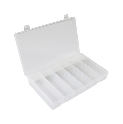Durham SP6-CLEAR Small Plastic Compartment Boxes
