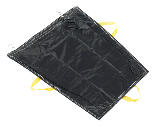 Vestil PRTD-TB-BK Black Pallet Rack Trash Bags