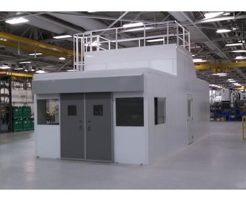 Panel Built Modular Inplant Office - Four Wall System- Gray Panel Built Modular Inplant Office - Four Wall System- Gray