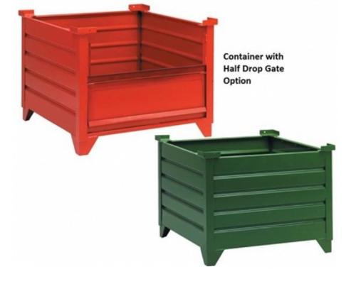 BLUE Gateway Rack Steel Corrugated Containers BLUE Gateway Rack Steel Corrugated Containers