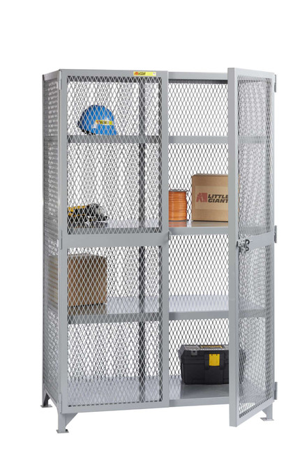 Little Giant All-Welded Storage Lockers with 3 Center Shelves