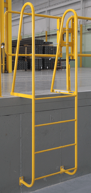 Cotterman Welded Steel Walk-Thru Dock Ladders