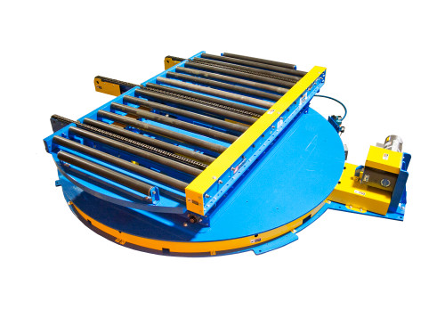 Roach CDLR Conveyor Turntable with 3-Strand Chain Transfer
