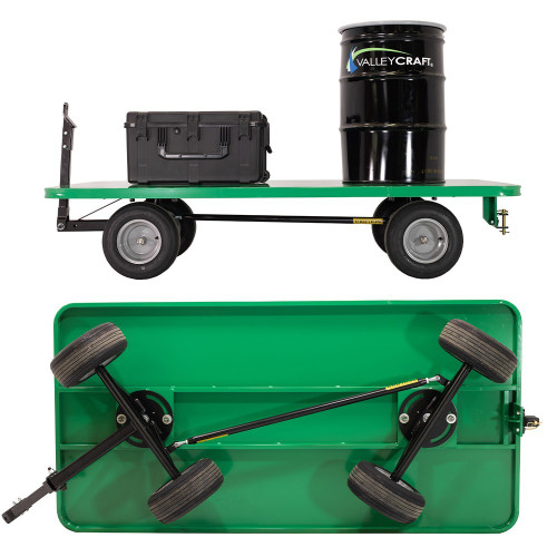 Valley Craft Quad-Steer Industrial Trailers