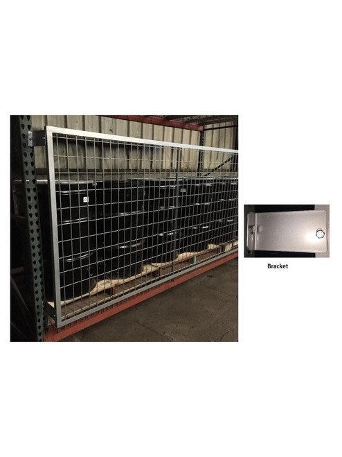 Complex Steel & Wire Pallet Rack Guarding and Bracket