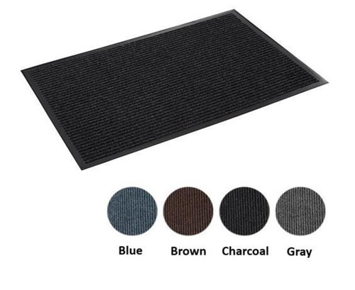 Crown Matting Needle-Rib Matting Blue & Brown