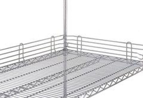 Metro Super Erecta 4 inch High Shelf Ledges - Plated Finish Metro Super Erecta 4 inch High Shelf Ledges - Plated Finish
