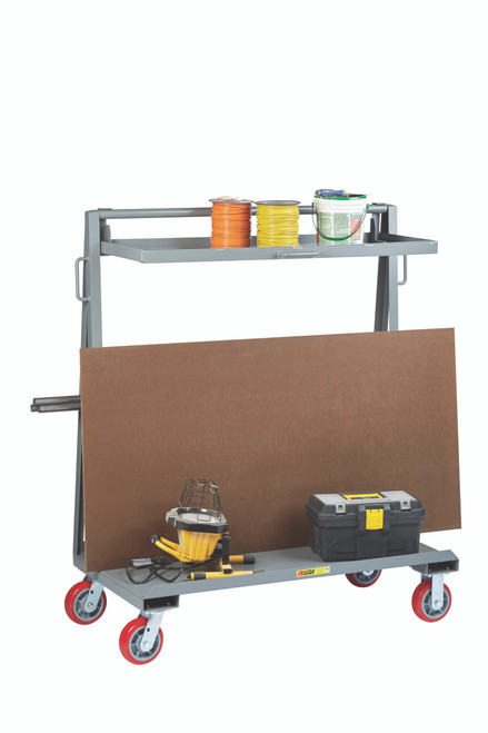 Little Giant BOP-2448-6PYFL A Frame Sheet and Panel Truck with Drop Shelf