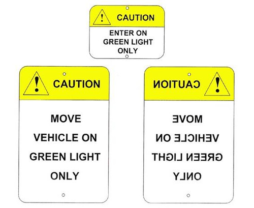 Tri-Lite Loading Dock Safety Signs