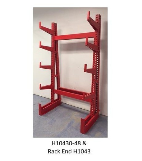 Equipto Single-Faced Heavy-Duty Bar Racks