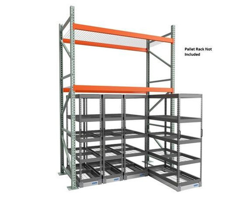 PIPP Aisle Free Mobile Storage Shelving System
