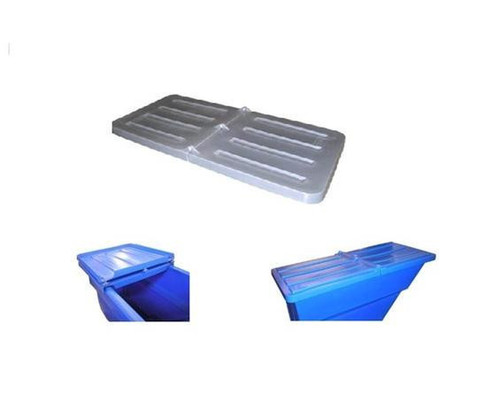 Bayhead Hinged Lids For Nestable Tilt Trucks & Self-Dumping Hoppers