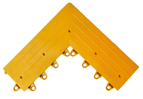 New Rubber Outside Corner-Beveled, 18 x 6 x 7/8" MT2.78X6X18.C.YL.CS