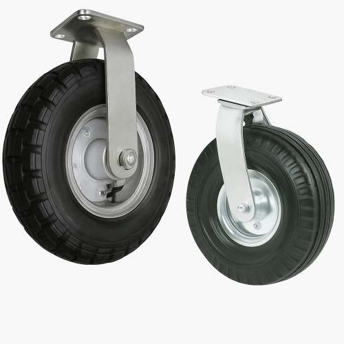 Material Flow 10" x 3-1/2" Pneumatic Casters 450 lbs. Cap. Special Deals