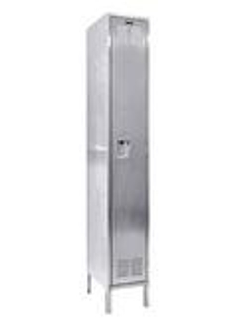 Hallowell Stainless Steel Lockers Single Tier 1 Wide