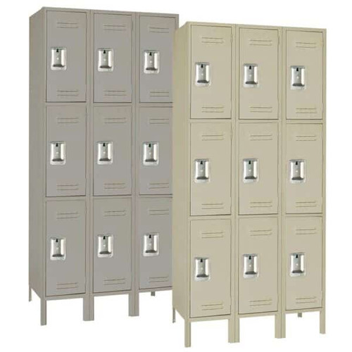 Lyon Triple Tier Steel Lockers