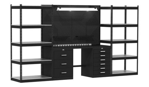Hallowell Fort Knox Modular Utility Workbench - Open Storage System