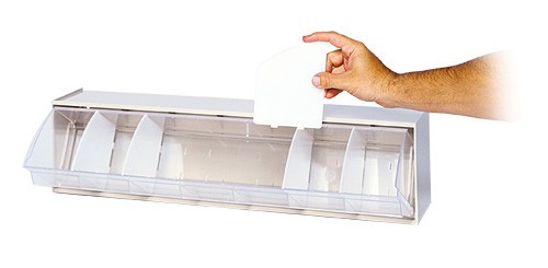 Quantum DIV400 4-Pack Clear Dividers for Dividable Tip Out Bins