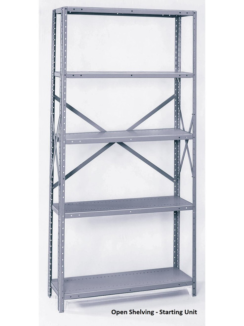 Parent Metal Heavy Duty Industrial Open Shelving - 18 Gauge Starter Units Parent Metal Heavy Duty Industrial Open Shelving - 18 Gauge Starter Units