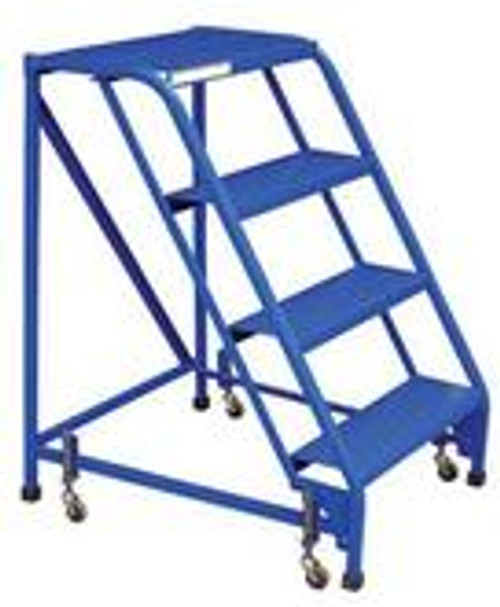 Vestil Standard Slope Ladders - No Handrails - Model No. LAD-PW-26-4-P-NHR Vestil Standard Slope Ladders - No Handrails - Model No. LAD-PW-26-4-P-NHR
