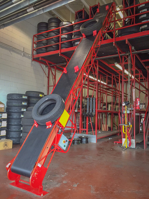 EZ Lift F2F-050-18 Floor to Floor Tire Handling Conveyors - 9