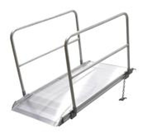 Vestil AWR-38-7A-HR Aluminum Walk Ramps with Aluminum Handrail