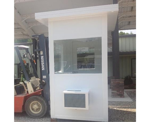 Panel Built Quickship Guardbooth with Thru-Wall HVAC - 1