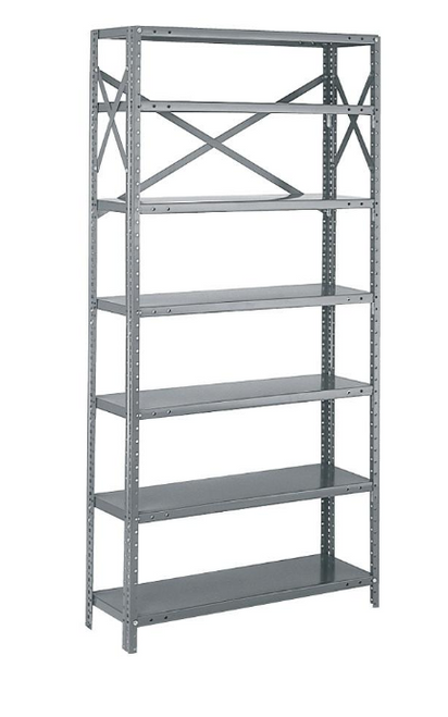Trio Boro Klip-It Industrial Steel Shelving - Light Duty - 5 shelf Trio Boro Klip-It Industrial Steel Shelving - Light Duty - 5 shelf
