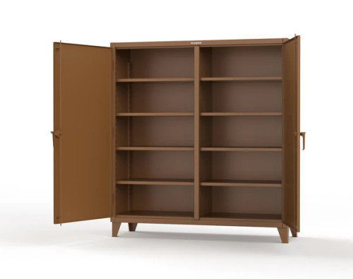66-DS-248 Strong Hold Brown Double Shift Industrial Cabinet -  Material Flow