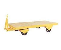 Light Medium Duty 5th Wheel Steer Trailer - Steel Deck - 12x4 Inch Wheel