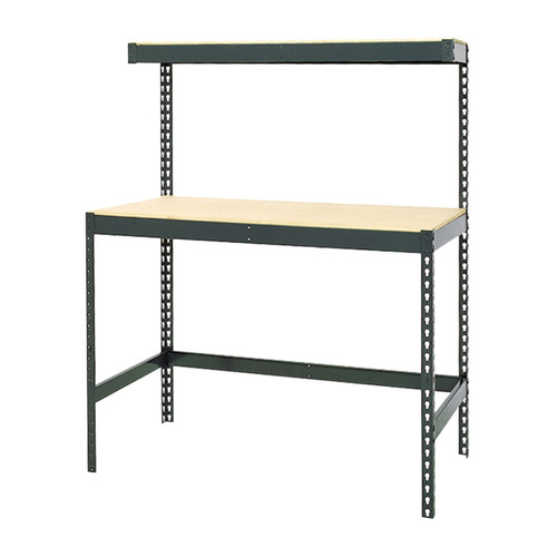 60" Inch Width Workbench with Upper Shelf