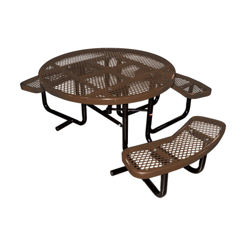 Leisure Craft Expanded Metal 46" ADA Round Tables Leisure Craft Expanded Metal 46" ADA Round Tables