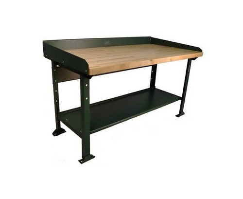 Pollard Brothers 141 Laminated Hardwood & Formed 12 gauge Heavy Duty Workbench Steel Top