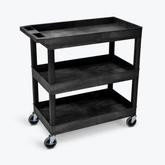 LUXOR High Capacity Cart - 3 Tub Shelves