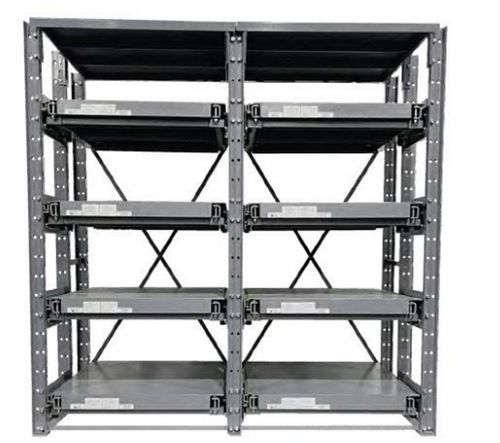 Meco Omaha RSR336-3A Roll-Out Shelf Rack Add-on | Material Flow
