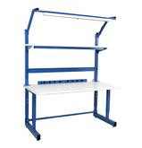 Dewey Series Complete Workbench Set with LisStat Static Control Laminate - Round Front Edge