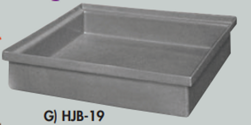 Bayhead Heavy Duty Molded Plastic Boxes With Return Rim  JB-19