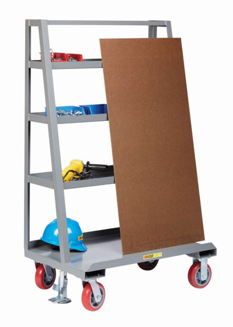 Little Giant AF4S-2436-6PYFL A-Frame Sheet & Panel Truck with Back Shelf Storage