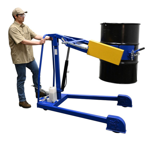 Vestil HDC-305-84 Portable Hydraulic Drum Carrier Rotator Boom at Material Flow Vestil HDC-305-84 Portable Hydraulic Drum Carrier Rotator Boom at Material Flow