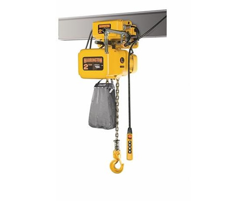 Harrington Hoists High Capacity Electric Hoist With Motorized Trolley Harrington Hoists High Capacity Electric Hoist With Motorized Trolley